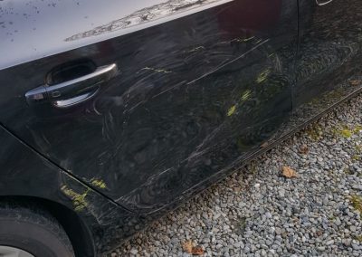 Audi Door and Quarter Panel Damage Image